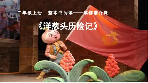 整本书阅读读物推介课《洋葱头历险记》课件