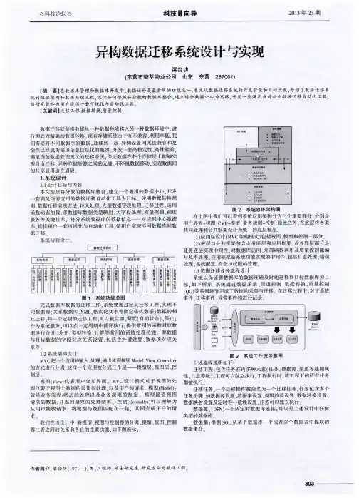异构数据迁移系统设计与实现