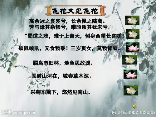 岳麓版高中历史必修三第四单元第17课《诗歌、小说与戏剧》课件(44张)(共44张PPT)