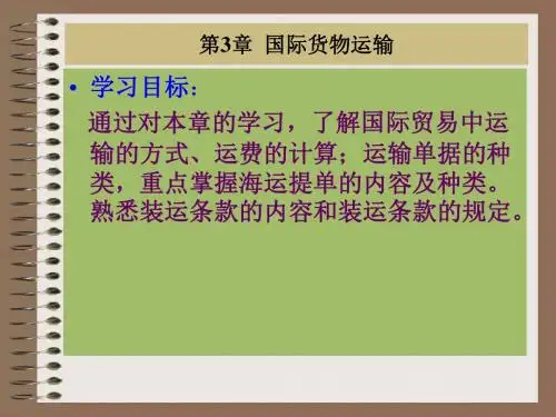 ITP-3运输国际贸易