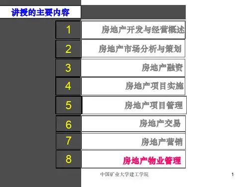 第8章房地产资产管理