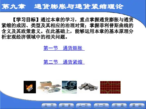 通货膨胀与通货紧缩理论(精品PPT)