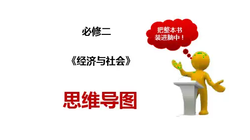 必修二《经济与社会》思维导图-高考政治一轮复习全考点金牌课件(统编版必修3)