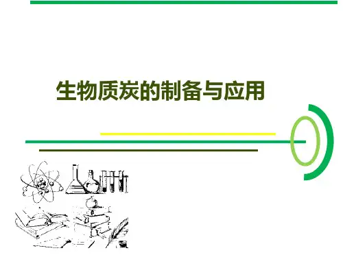 生物质炭的制备与应用