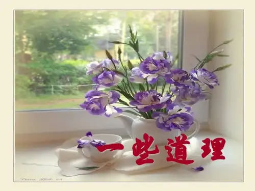 精美PPT讲述人生哲理