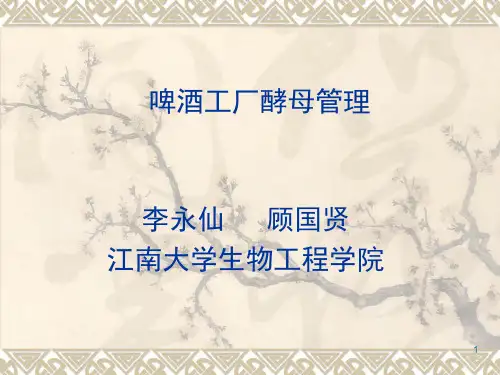 啤酒工厂酵母管理ppt课件