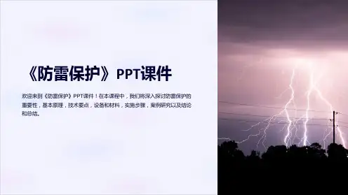 《防雷保护》课件