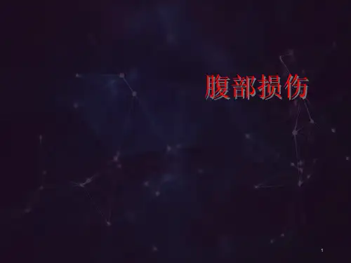 腹部损伤ppt课件