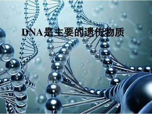 人教版高中生物必修二3.1《DNA是主要的遗传物质》课件
