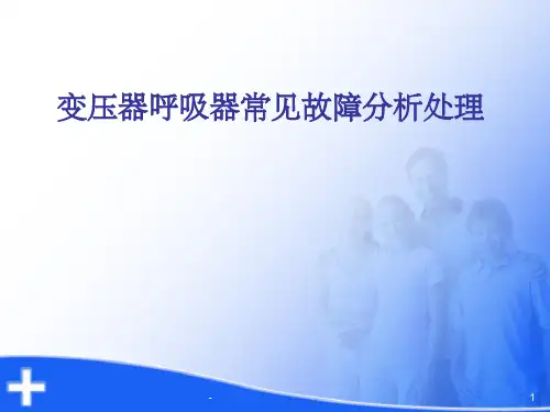 变压器呼吸器常见故障分析处理ppt
