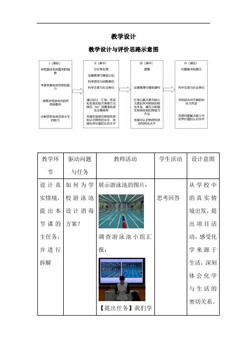高中化学_基于氧化还原反应复习项目—探究“84”消毒液的性质教学设计学情分析教材分析课后反思