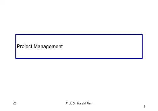 Project Management_by_Harald Fien