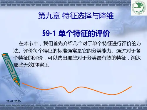 模式识别导论9PPT课件