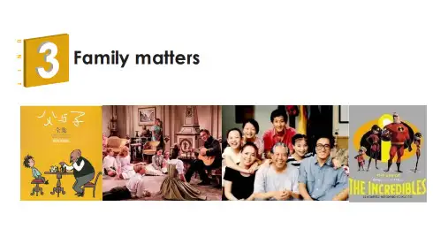 外研版2019高中英语必修第一册Unit3Family matters Using language