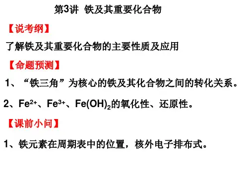 高考一轮复习_铁及其化合物 PPT课件