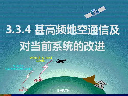 通信导航监视系统 3.2甚高频地空通信及对当前系统的改进