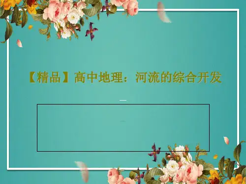 【精品】高中地理：河流的综合开发20页PPT