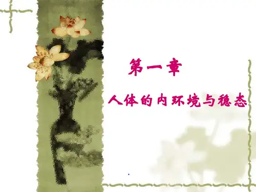 2020年高中生物必修三第1章 单元复习参照模板