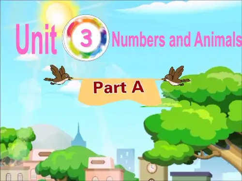 闽教版英语四年级上册Unit3__PartA参考课件
