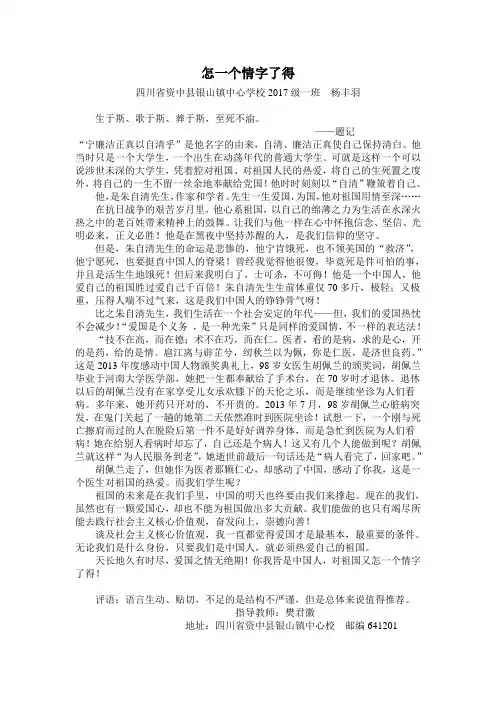 怎一个情字了得