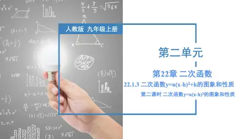 22.1.3 二次函数y=a(x-h)^2的图象和性质(课件)九年级数学上册(人教版)