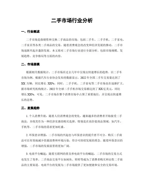 二手市场行业分析
