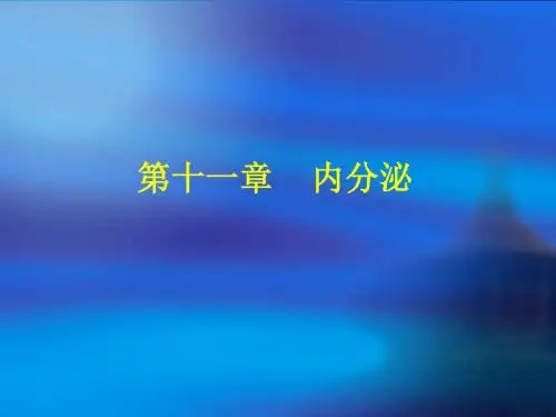 《人体解剖学》课件第十一章内分泌修改