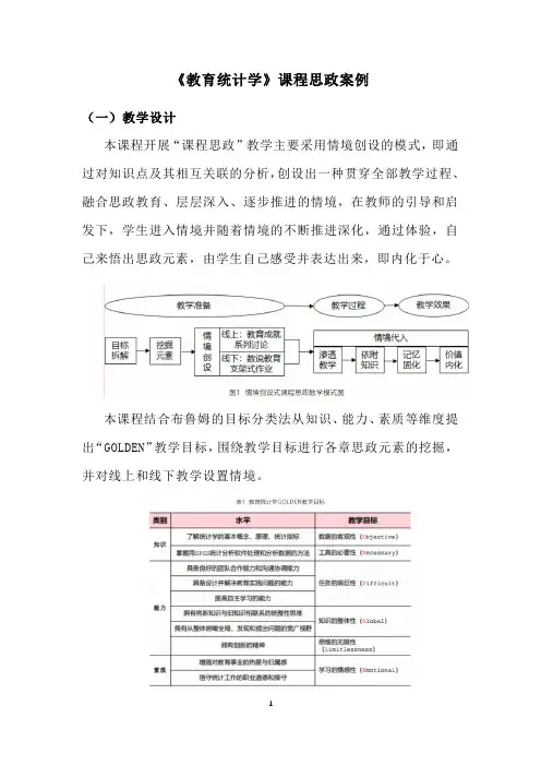 《教育统计学》课程思政案例