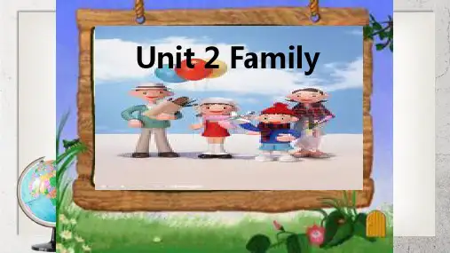 《Family》中职英语(基础模块 上册)Unit 2ppt课件3【语文版】