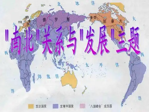 南北关系与发展主题.3ppt