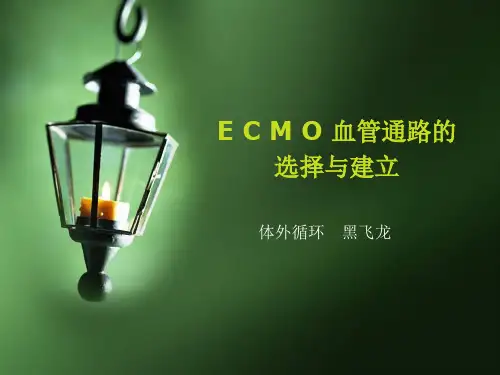 ECMO插管技术课件