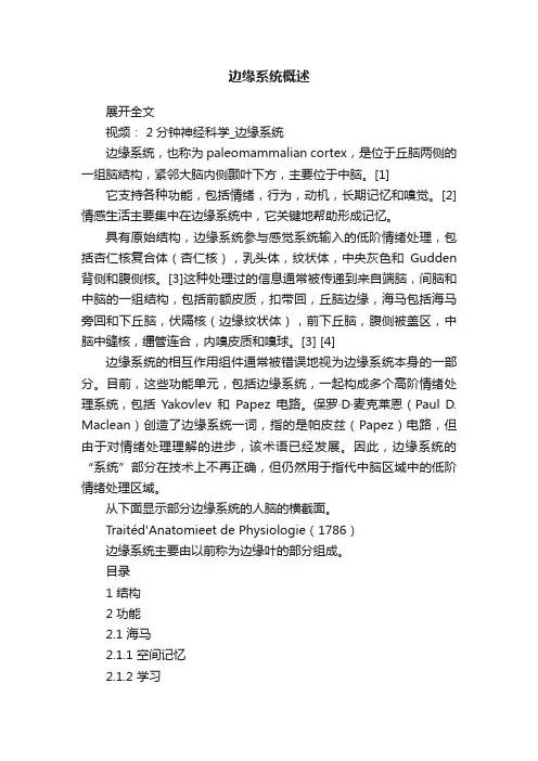 边缘系统概述