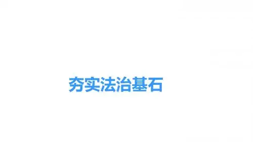 部编版九年级道德与法治上册4.1 夯实法治基石(共29张PPT)