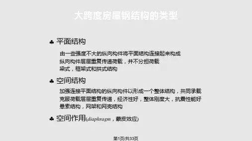 空间网架结构设计PPT课件