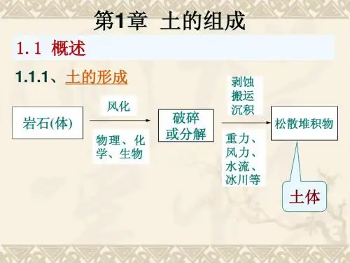 《土力学》第1章土的组成