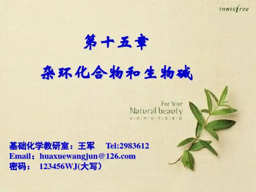 杂环化合物药专PPT课件