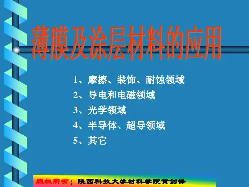薄膜与涂层材料的应用2