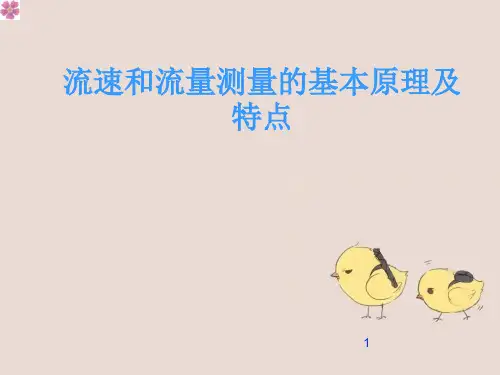流速和流量测量的基本原理及特点