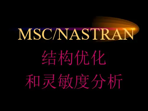 结构优化和灵敏度分析