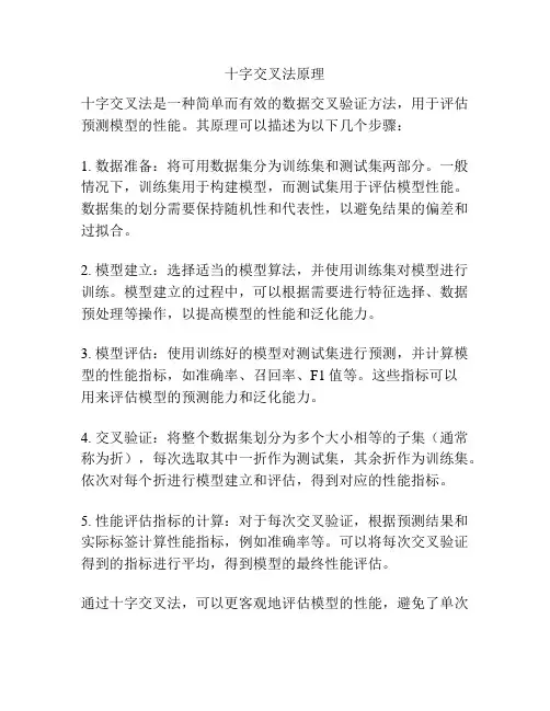 十字交叉法原理