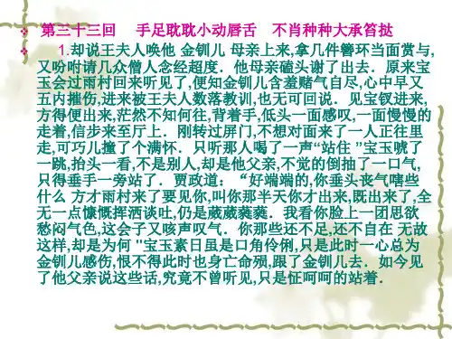 《宝玉挨打》ppt课件