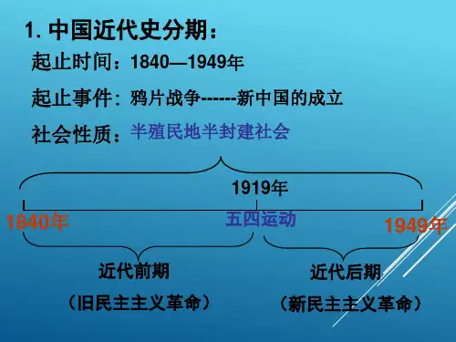 2019届高三一轮复习课件：中国近现代史专题复习(36张)