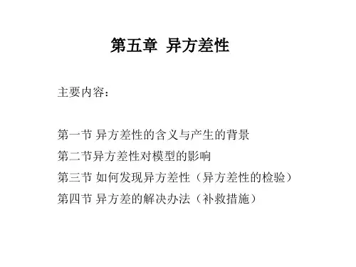 5异方差性