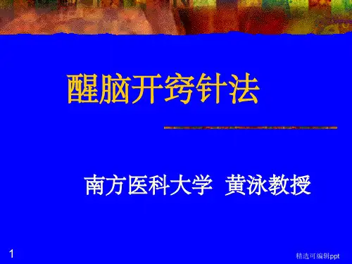 醒脑开窍针法
