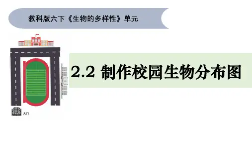 2.2《制作校园生物分布图》(课件)六年级下册科学教科版