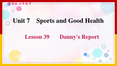 冀教版初中英语七年级下册《Unit7 Lesson 39》课件