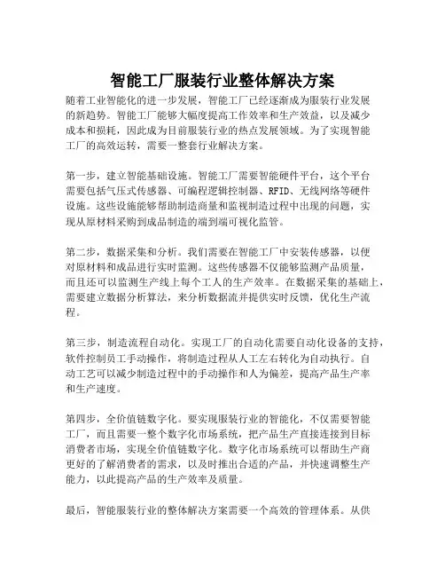 2023-智能工厂服装行业整体解决方案-1