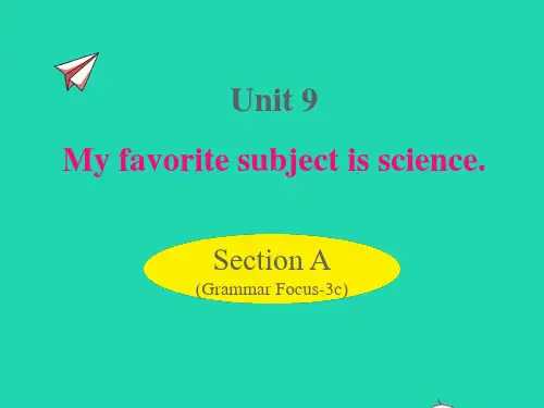 七年级英语上册Unit9SectionAGrammarFocus_3c课件ppt新版人教新目标版