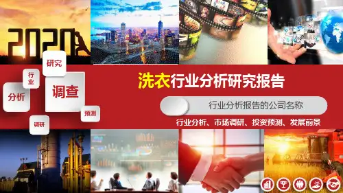 洗衣行业市场调研分析报告