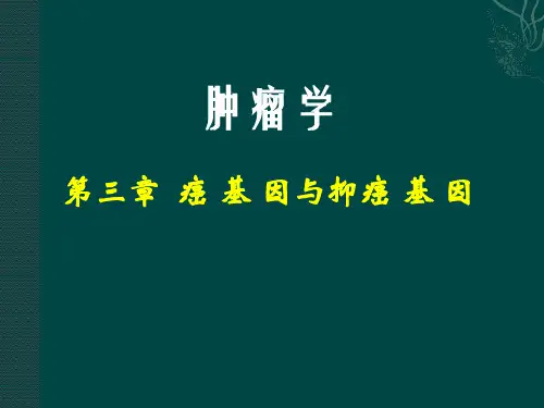 第三章 癌基因与抑癌基因癌基因.ppt